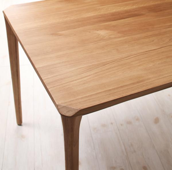 koen無垢材テーブル　コーナースタイル