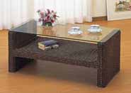 暮らしと生活 超ほのぼのラタン籐家具リビング（センター）テーブル